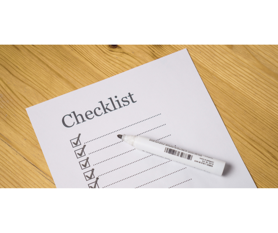 House Cleaning Checklist